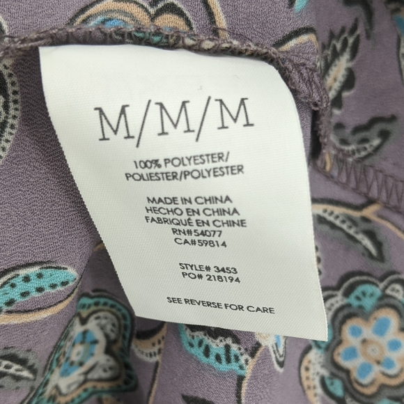 Cabi Spring Floral Scrollwork Camisole Blouse Top - Picture 11 of 12